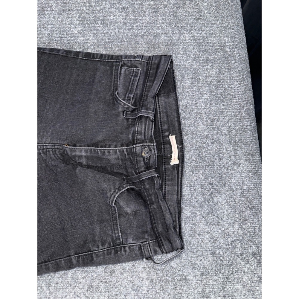 Levis 720 High Rise Super Skinny Jeans Faded Black Denim Womens 29 x 27 - Picture 5 of 13
